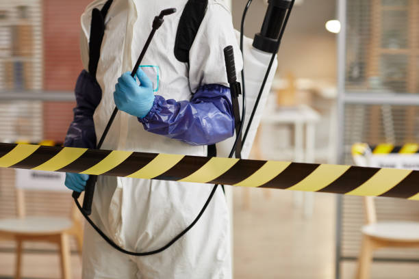 Professional Biohazard Cleanup technician working in La Porte, TX